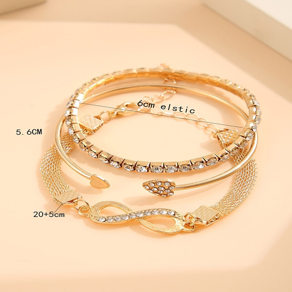 Conjunto de Pulseiras Femininas.
